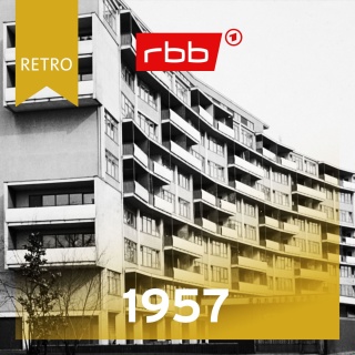 Gebäude im Hansaviertel Berlin / rbb Retro 1957