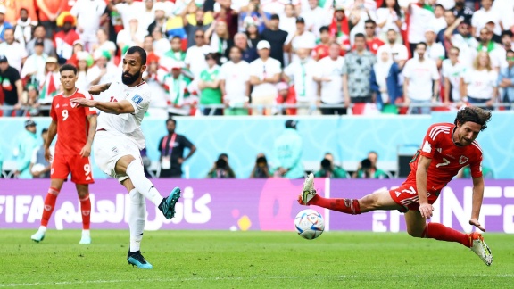 Sportschau - Wales Gegen Iran - Das 1:0 Für Den Iran