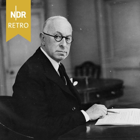 Britischer Außenminister Ernest Bevin im Jahre 1946