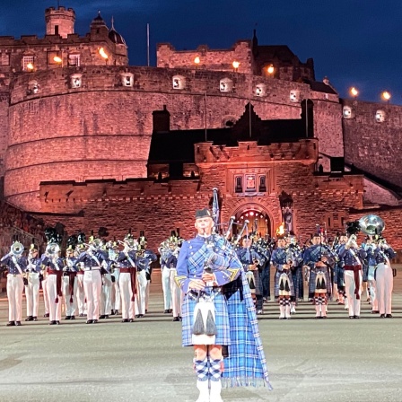 Dudelsackspieler in Edinburgh 