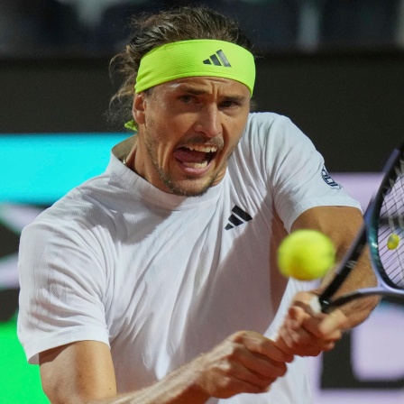 Alexander Zverev während des Italian Open in Rom