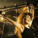 Lee Aaron, Sängerin der gleichnamigen Heavy-Metal-Band, 1987 auf der Bühne in Hamburg | Bild: picture-alliance / Jazz Archiv | Thomas Meyer