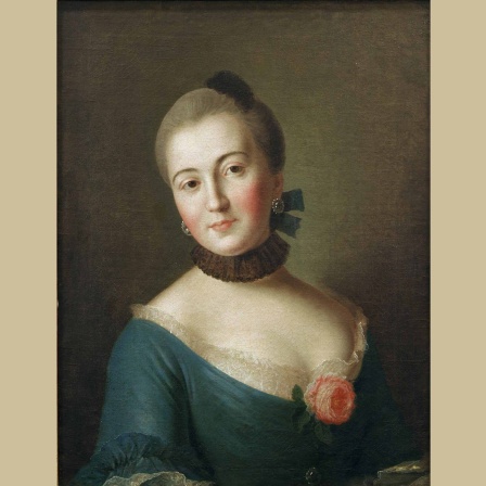 Katharina die Große / Gemälde von Rotari