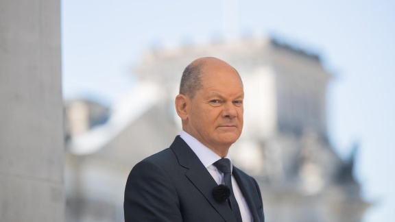 Bericht Aus Berlin - Sommerinterview: Bundeskanzler Olaf Scholz