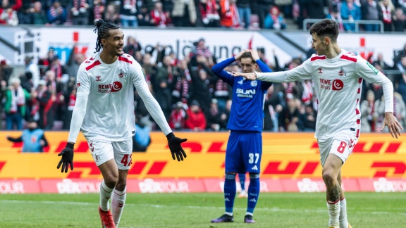 Sportschau Bundesliga - Downs Schießt Köln Zum Sieg Gegen Schalke