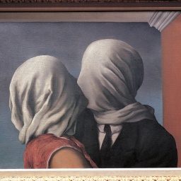 "Die Liebenden" von René Magritte