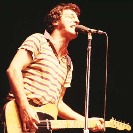 Bruce Springsteen bei einem Live-Konzert 1981