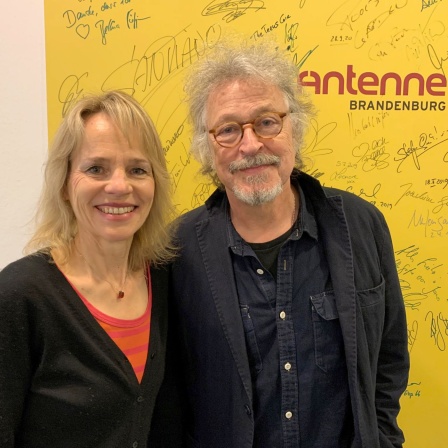 Wolfgang Niedecken und Catarina Zanner, Bild: Antenne Brandenburg