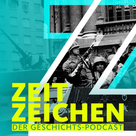 Einheiten der putschenden Militärs feuern vom Dach eines gegenüberstehenden Gebäudes auf den Palast