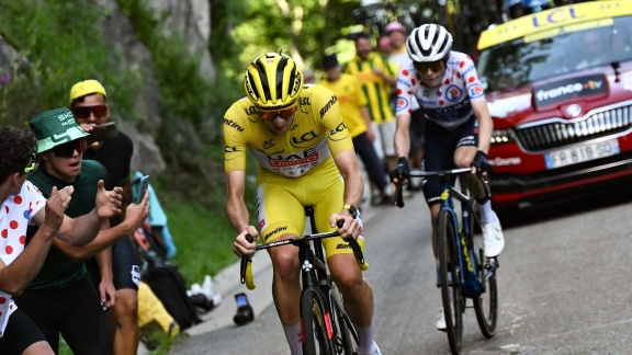 Sportschau Tour De France - 15. Etappe - Die Attacke Von Tadej Pogacar