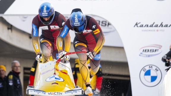 Sportschau Wintersport - Zweierbob Der Männer In Sigulda - Die Zusammenfassung