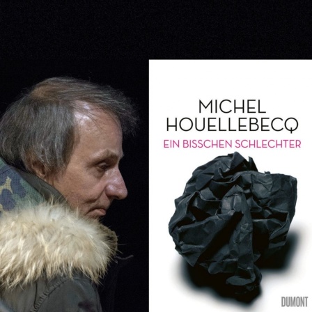 Der Schriftsteller Michel Houellebecq und sein Buch "Ein bisschen schlechter"
