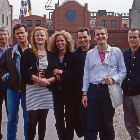 Darsteller der Fernsehserie "Rote Erde" von 1983: Hansa Czypionka, Nina Petri, Klaus j. Behrendt, Margarita Broich, Max Herbrechter