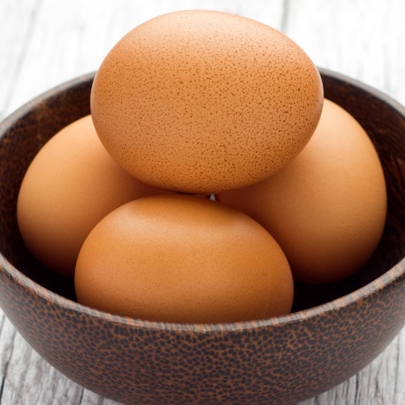 Eier in einer Schüssel