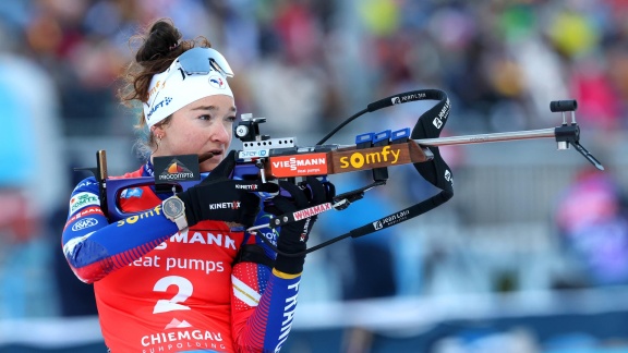 Sportschau Wintersport - Massenstart Der Frauen In Ruhpolding - Das Rennen Im Re-live