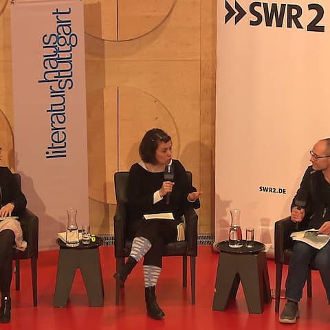 Ulrike Draesner und John von Düffel im Gespräch mit Katharina Borchardt