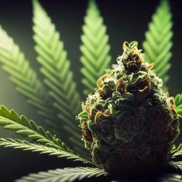 Eine Cannabis-Pflanze