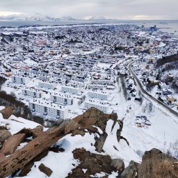Die norwegische Kulturhauptstadt 2024 Bodø liegt nördich des Polarkreises.