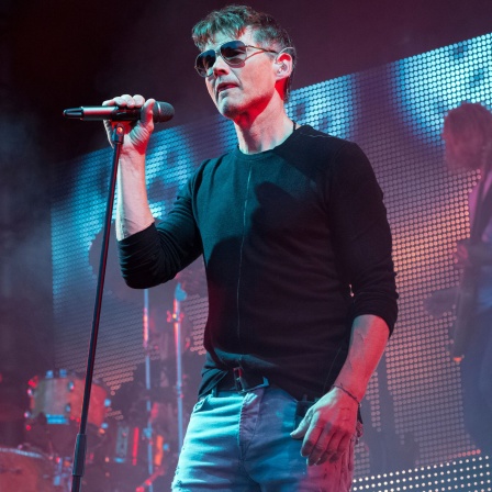 Morten Harket von A-Ha bei einem Auftritt 2018 in Berlin