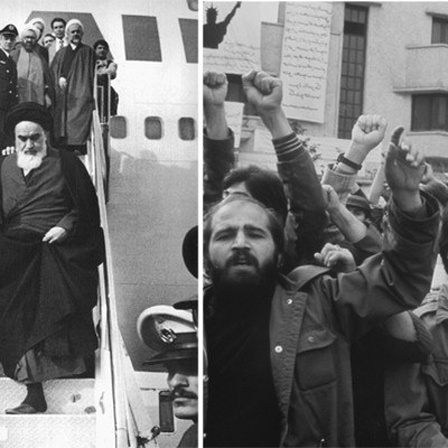Jubel für den Exilanten: Ayatollah Khomeineis Rückkehr in den Iran im Jahr 1979