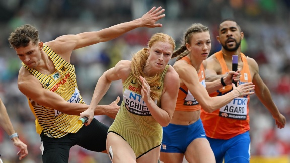 Sportschau - 4x400 Meter Mixed-staffel - Der Vorlauf Des Dlv-quartetts