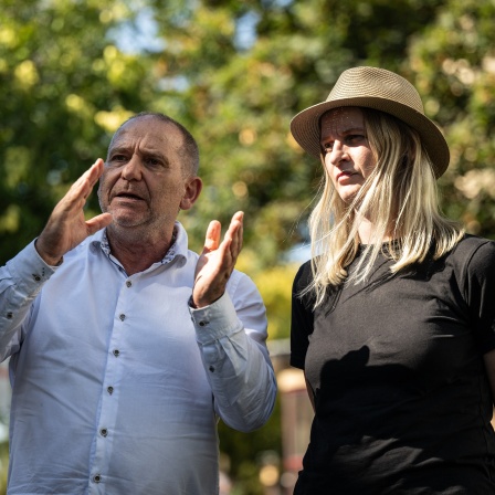 Landtagswahl Thüringen, Spitzenkandidaten Bernhard Stengele und Madeleine Henfling