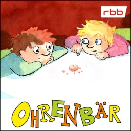 Bunte Zeichnung: zwei Jungen sitzen am Tisch, auf dem Tisch ein rotes Herz (Quelle: rbb/OHRENBÄR/Kerstin Meyer)