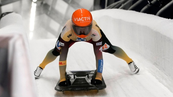 Sportschau Wintersport - Skeleton In La Plagne - Der Zweite Durchgang