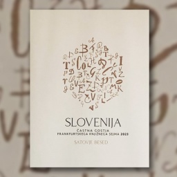 "Waben der Worte" - Das Logo des Gastlandauftrittes Sloweniens auf der Frankfurter Buchmesse 2023