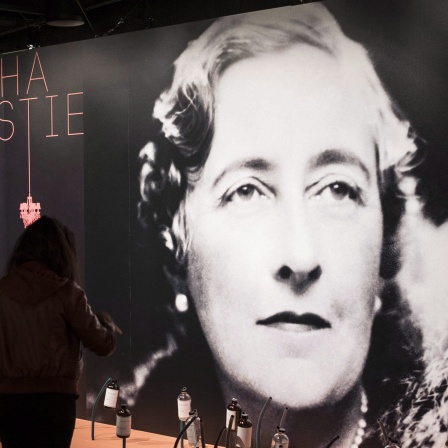 The entrance to the Agatha Christie exhibit at the Pointe a Calliere Museum is shown on Tuesday, December 22, 2015 in Montreal. THE CANADIAN PRESS/Paul Chiasson URN:25130273