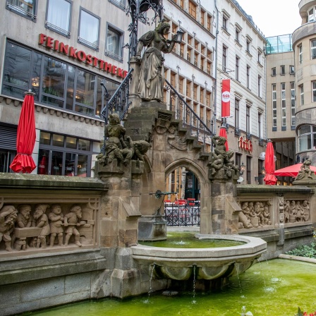 Der Heinzelmännchenbrunnen in Köln