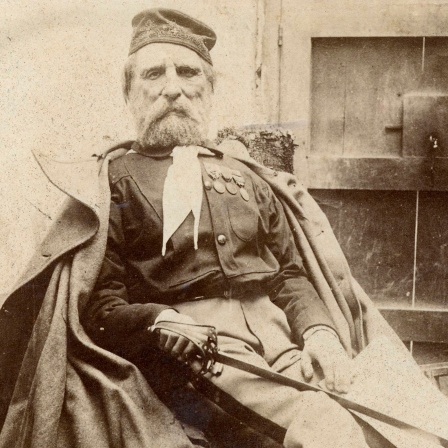 Der italienische Freiheitskämpfer Giuseppe Garibaldi auf einer Aufnahme aus dem Jahr 1862