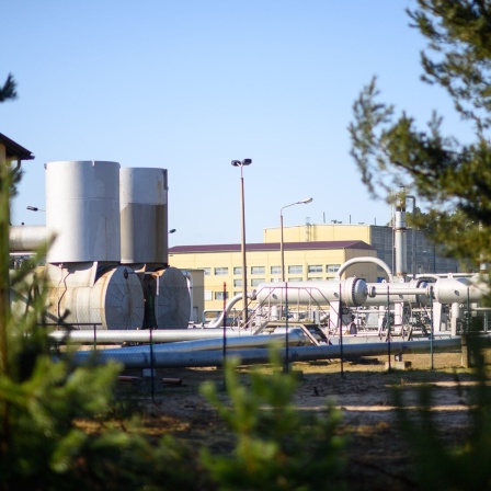 Anlagen der Zentralstation von Neptune Energy Distrikt East am Standort Altmark.