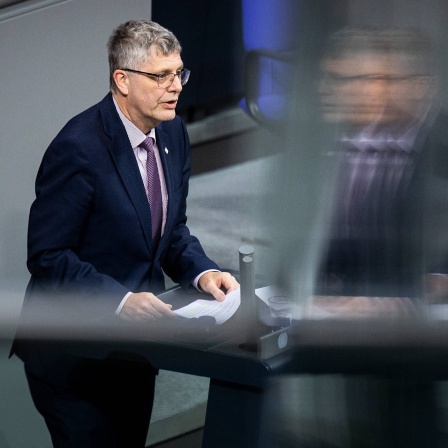 Christian Haase, haushaltspolitischer Sprecher der CDU/CSU-Fraktion, hält eine Rede im Bundestag. (Archivbild)