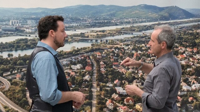 Alexander Thamm im Gespräch mit Prof. Dr. Gerhard Schmitt, Professor für Informationsarchitektur, ETH Zürich | Bild: BR