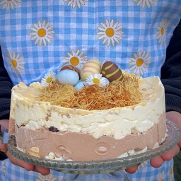 Eissplittertorte mit Eierlikör