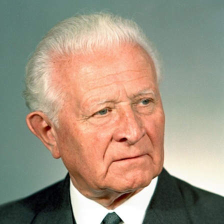 Der tschechoslowakische Präsident Ludvík Svoboda 1968