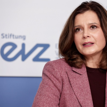 Dr. Andrea Despot, Vorstandsvorsitzende der Stiftung EVZ