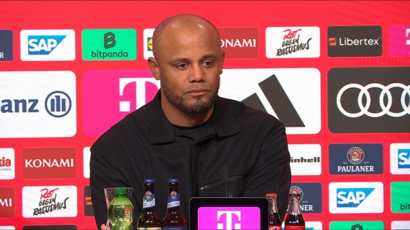 Sportschau Bundesliga - Bayern-trainer Kompany Zur Roten Karte - 'keine Ausrede'