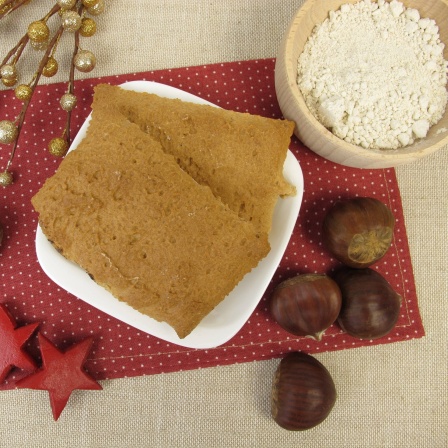 Weihnachtliche Lebkuchen mit Kastanienmeh