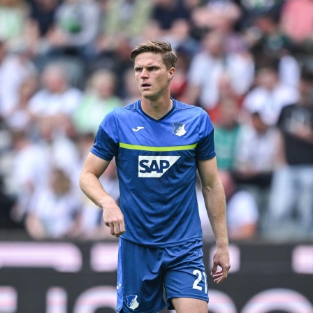Hoffenheims Marius Bülter in Aktion