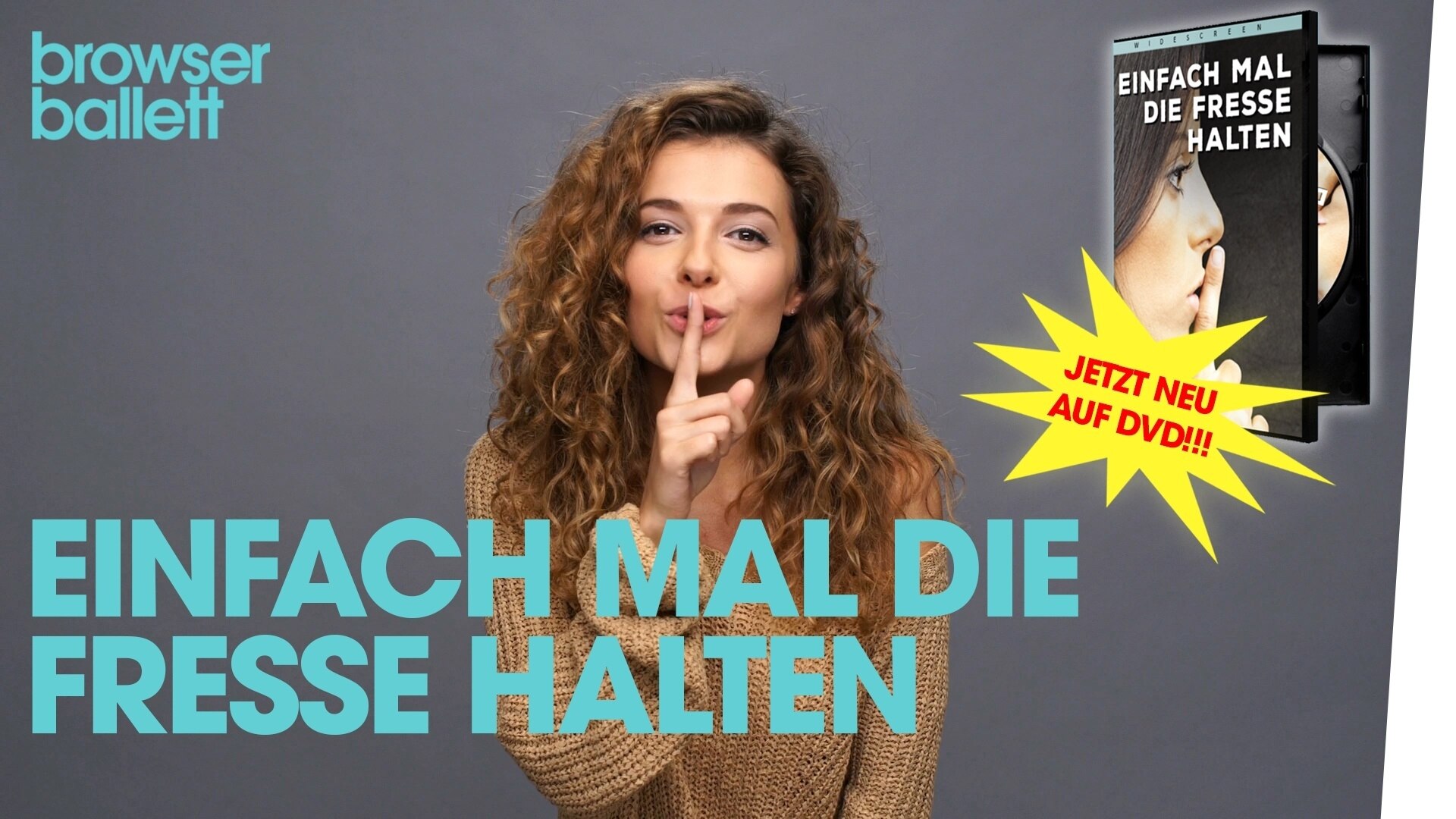 Browser Ballett Einfach mal die Fresse halten ARD Mediathek