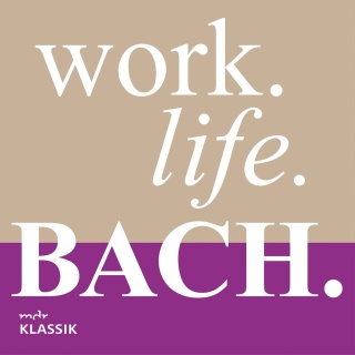 Eine Grafik zeigt den Text Work Life Bach