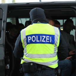 Grenzkontrollen an der deutsch-österreichischen Grenze am 17.09.2024 am Grenzübergang Walserberg Grenzkontrollen der Bayerischen Bereitschaftspolizei und Bundespolizei.