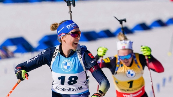 Sportschau - Biathlon: Massenstart Der Frauen In Oslo - Die Zusammenfassung