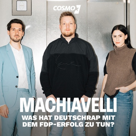 Machiavelli mit Jens Teutrine - Vasilli Golod, Jens Teutrine und Salwa Houmsi auf dem Cover