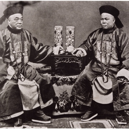 Chinesische Beamte um 1900