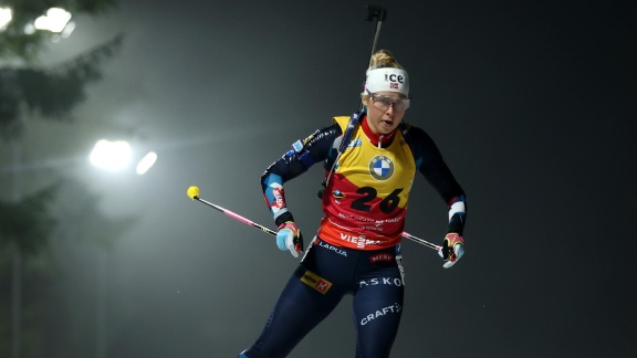 Sportschau Wintersport - Der Biathlon-sprint Der Frauen Bei Der Wm - Die Zusammenfassung