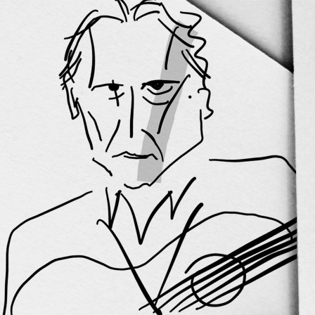 Eine Zeichnung von Johnny Cash

