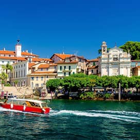 Blick auf den Hafen der Isola Bella im Lago Maggiore (Foto: imago images / Panthermedia)